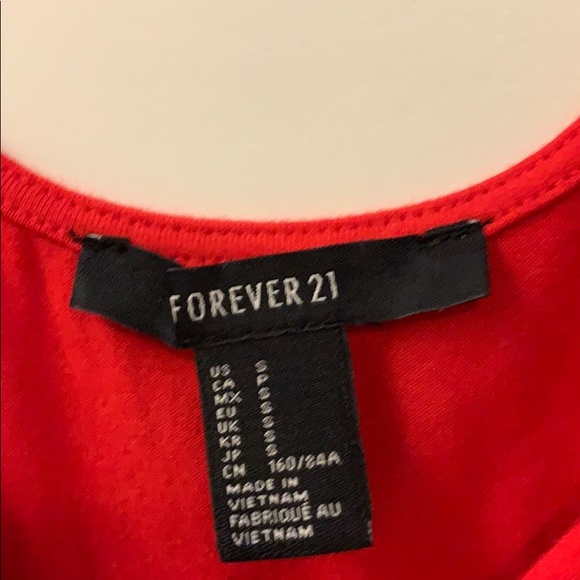 Red long sleeved pencil dress - Picture 3 of 3